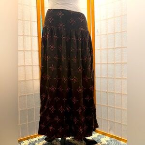 Natural Life Addie Skirt in Mocha Medallion XL
